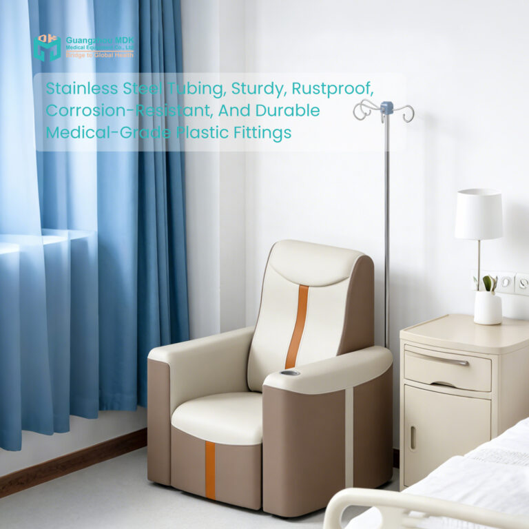 Premium Electric Medical Recliner Chair with IV Pole and USB Charging Port