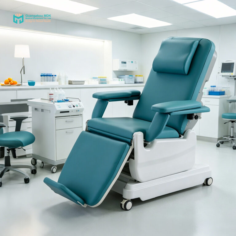 Premium 3-Motor Electric Dialysis & Blood Collection Chair with CPR Function