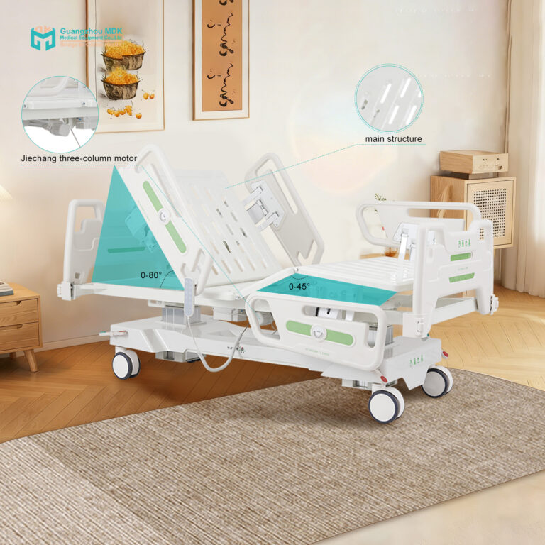 Advanced Dual Column 5-Function Electric Hospital Bed with Smart Controls