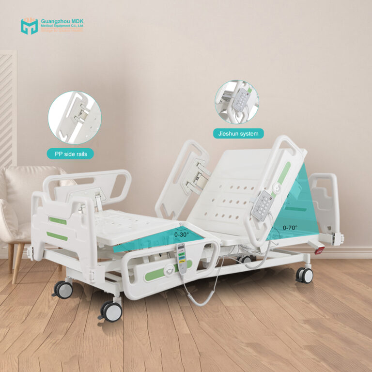 Premium 5-Function Electric Medical Bed with Nurse Control & Dual CPR