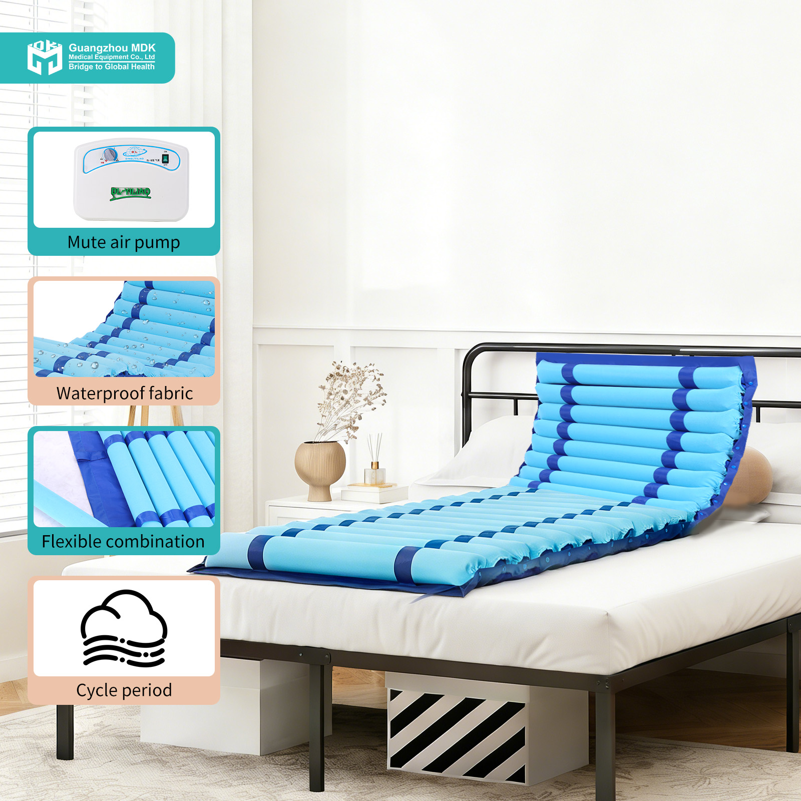 Premium Alternating Air Pressure Medical Mattress with Ultra-Quiet Pump